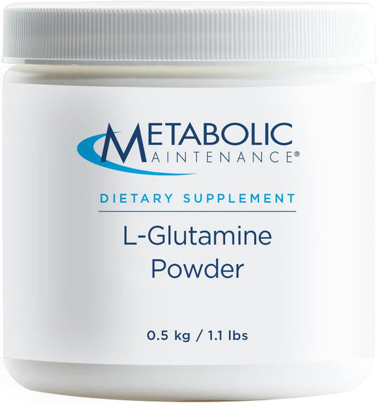 Pure L-Glutamine Powder Supplement for Gut Health, Immune Function, and Muscle Recovery - 1000mg Amino Acid Drink Mix (500g / 500 Servings)