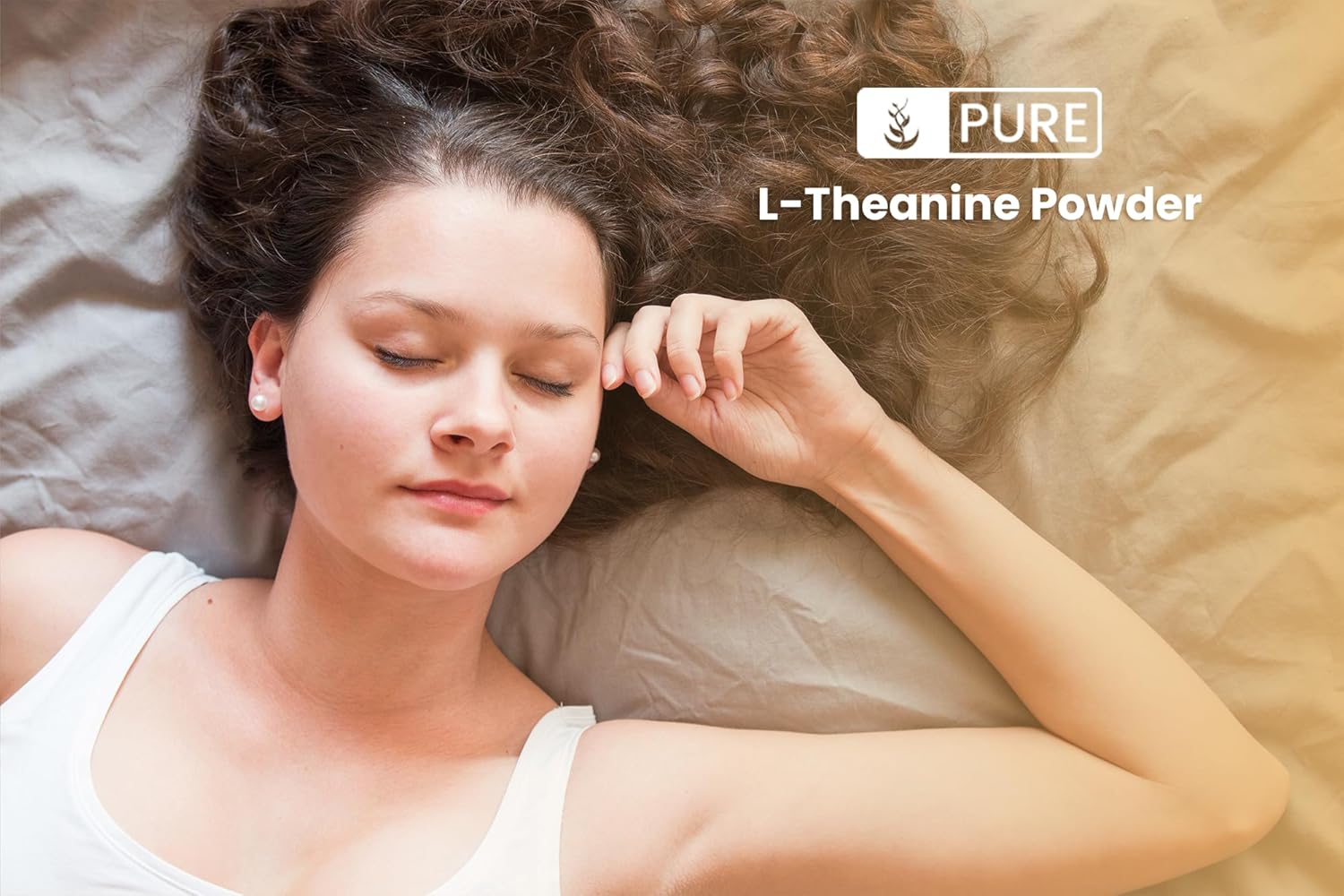 Pure L-Theanine (8 oz) Amino Acid Supplement - 100% Original Ingredients, No Additives or Fillers