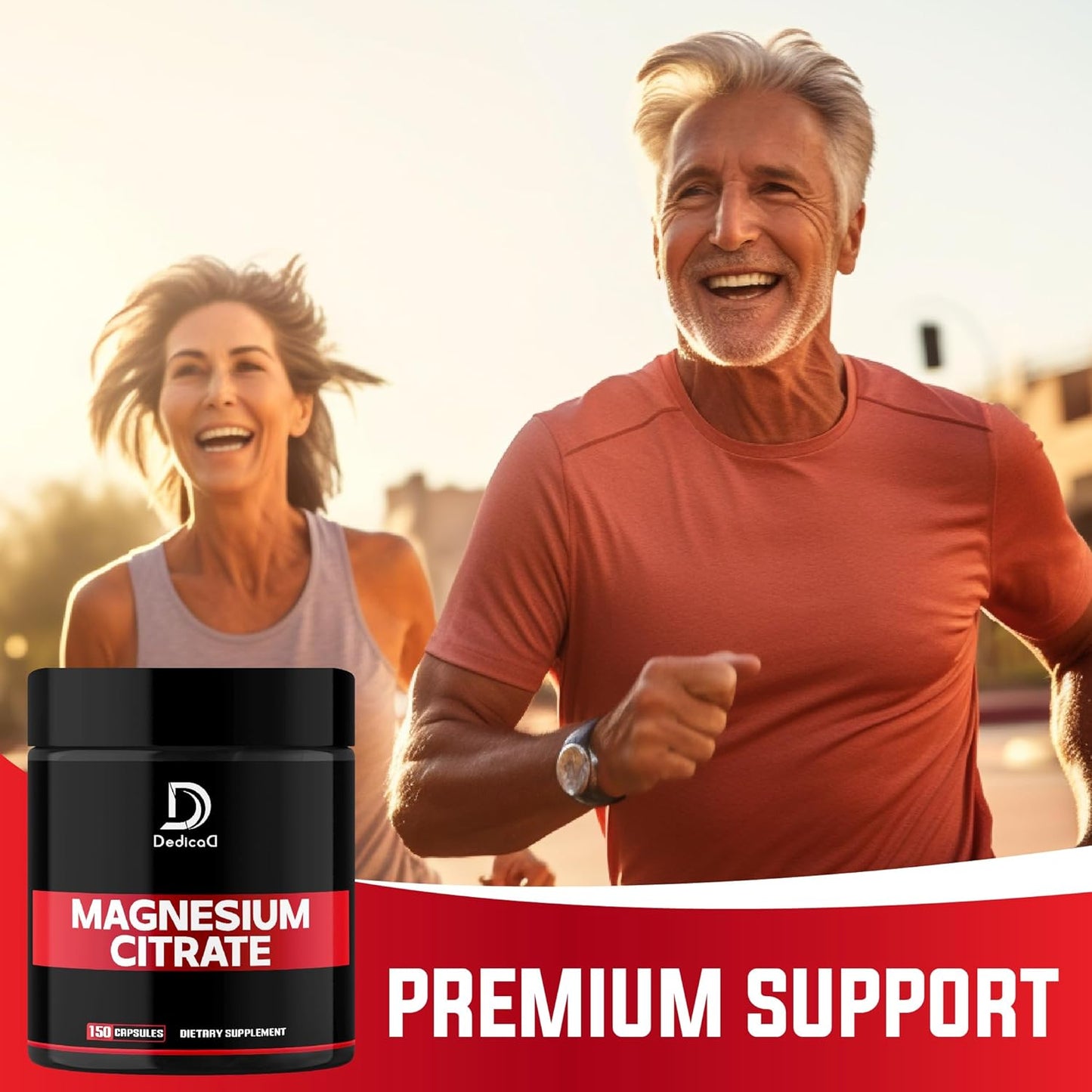 Pure Magnesium Supplement Capsules - 500mg Citrato de Magnesio for Digestive Health, Muscle Mass & Energy - 150 Capsules, 5-Month Supply