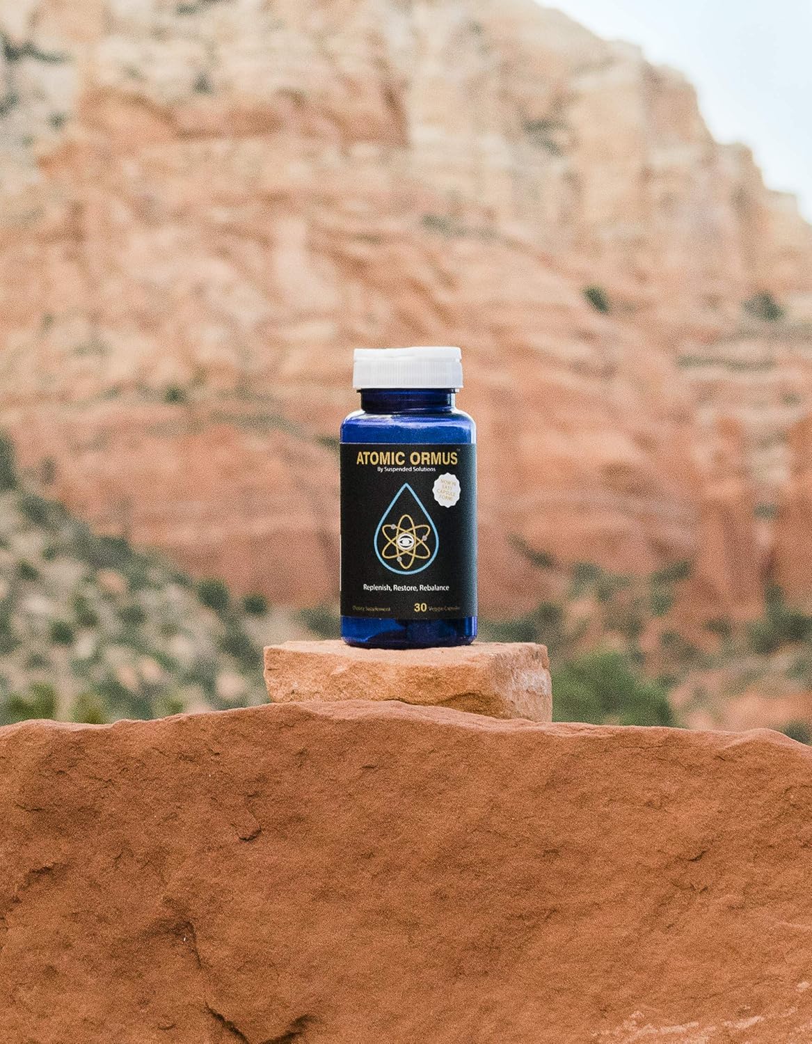 Pure Monatomic Gold ORMUS Capsules - 100% Vegan and Organic Powder - Suspended Solutions - 30 Capsules