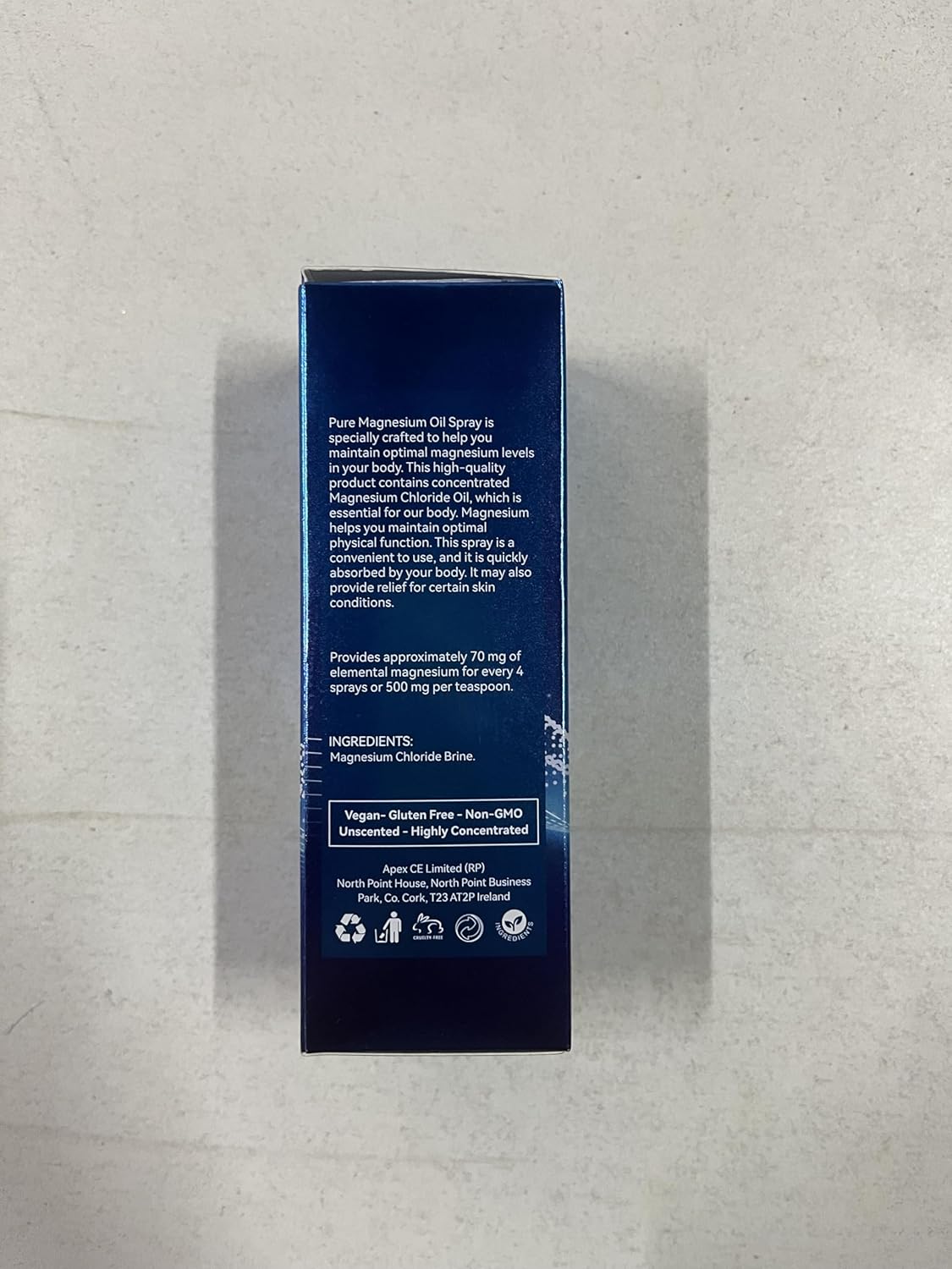 Pure Natural Magnesium Oil Spray 2 Fl Oz - Topical Spray for Feet, Body, Sleep, Skin, Muscle Relaxation - Fast Absorbing Formula