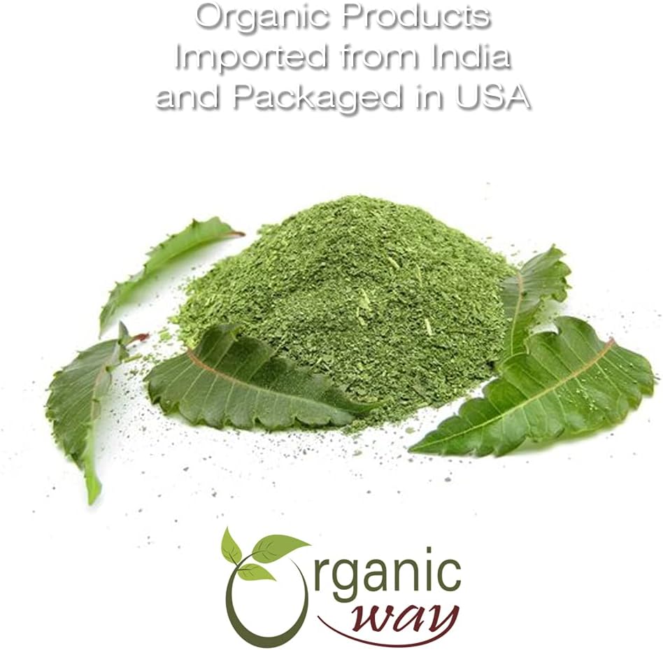 Pure Neem Leaf Powder from India - Organic (8 Oz / 1/2 LBS)