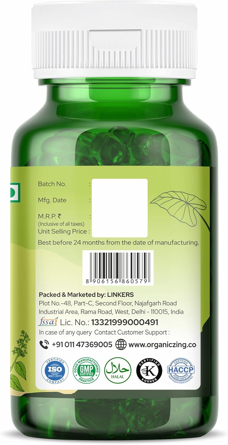 Pure Organic Thunder God Vine Extract Capsules - 60 Count, 400mg - Vegan & Gluten-Free