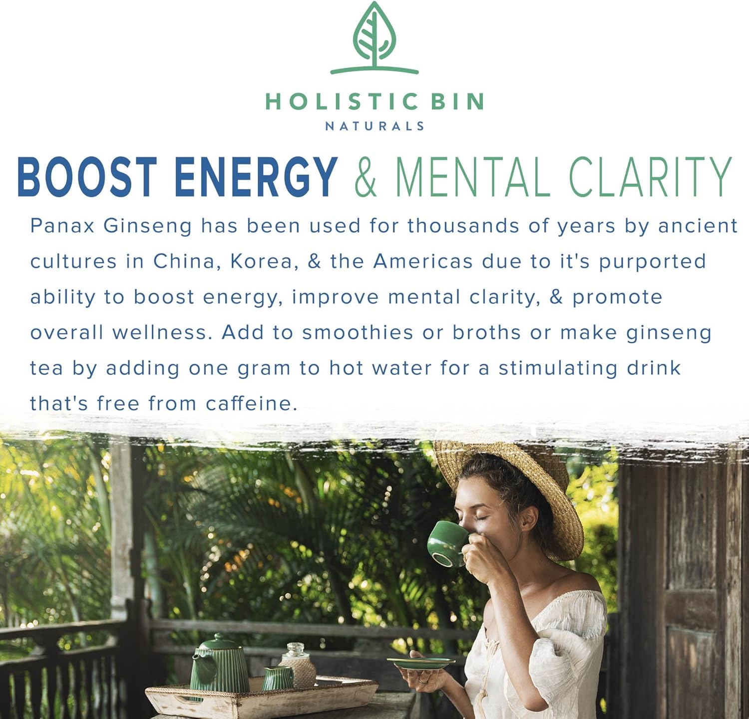 Pure Organic Wild American Ginseng Powder | 20+ Year Old Roots from Appalachia | No Fillers (25g)