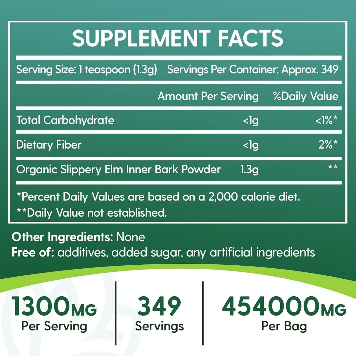 Pure Slippery Elm Bark Powder for Throat & Digestive Health - 3 LB, Vegan & Non-GMO, Made in USA