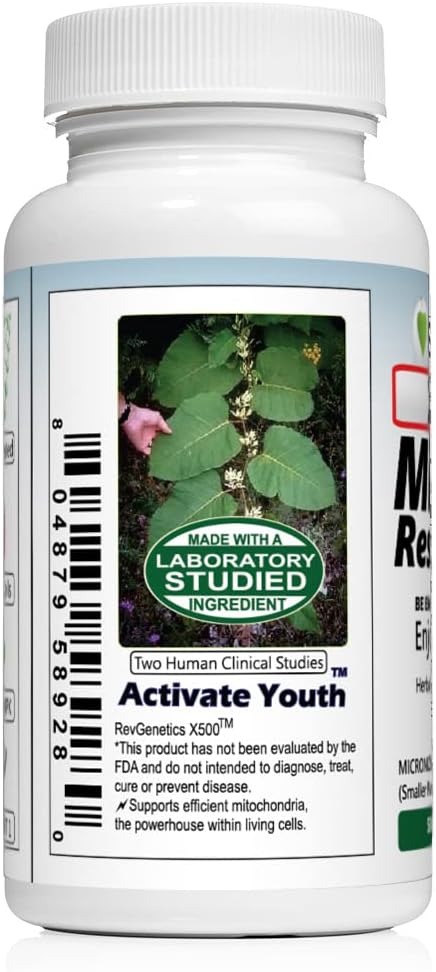 Pure Trans-Resveratrol X500: 500mg - Vegetarian Capsules - High Potency Formula