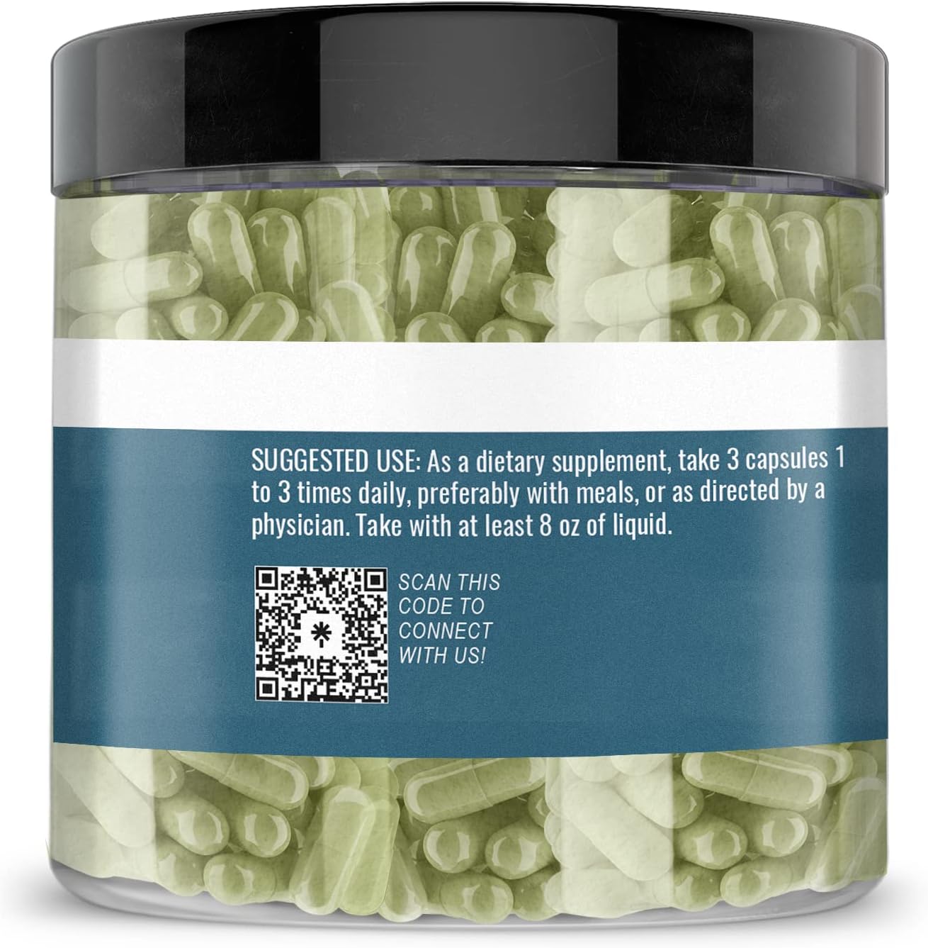 Pure & Undiluted Wheat Grass Capsules - 200 Count by Earthborn Elements, Additive-Free