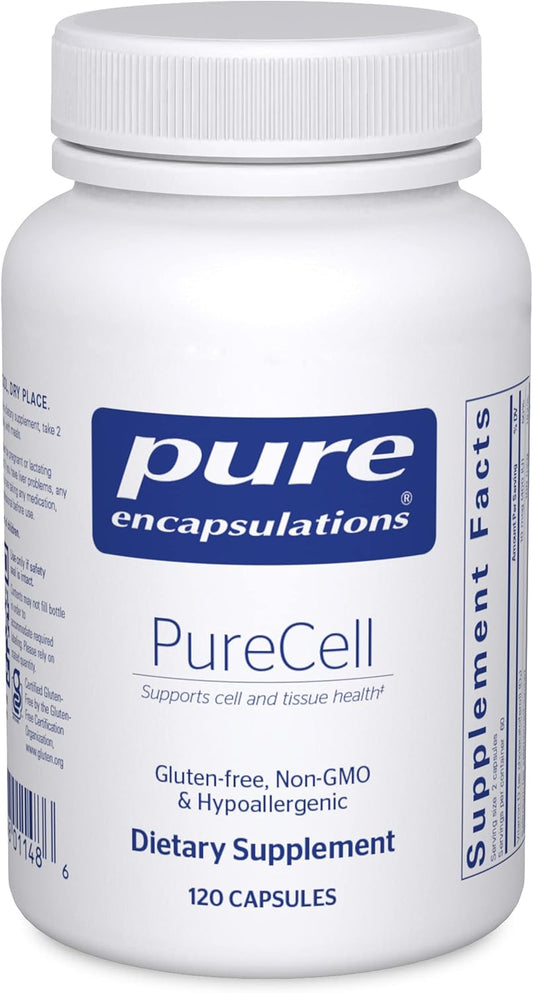 PureCell by Pure Encapsulations | Powerful Antioxidant and Adaptogen Supplement for Cellular Health | 120 Capsules