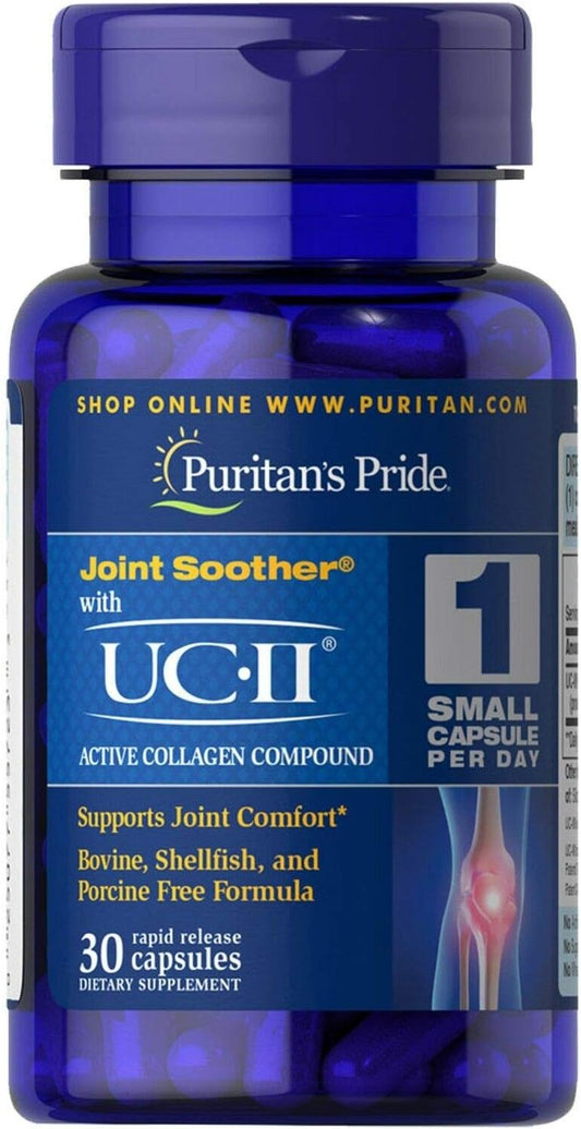 Puritan's Pride UC-II 40 mg Undenatured Type II Collagen Capsules - 30 Count