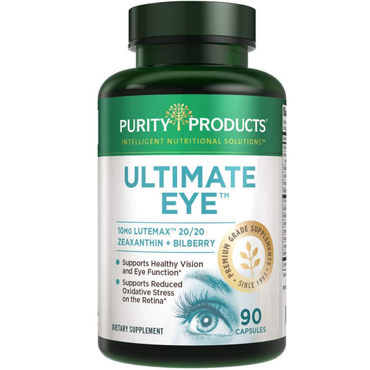 Purity Products Ultimate Eye Support Capsules with Lutein, Zeaxanthin, and Alpha Lipoic Acid - 90 Count - Clinically Studied Formula for Blue Light Protection