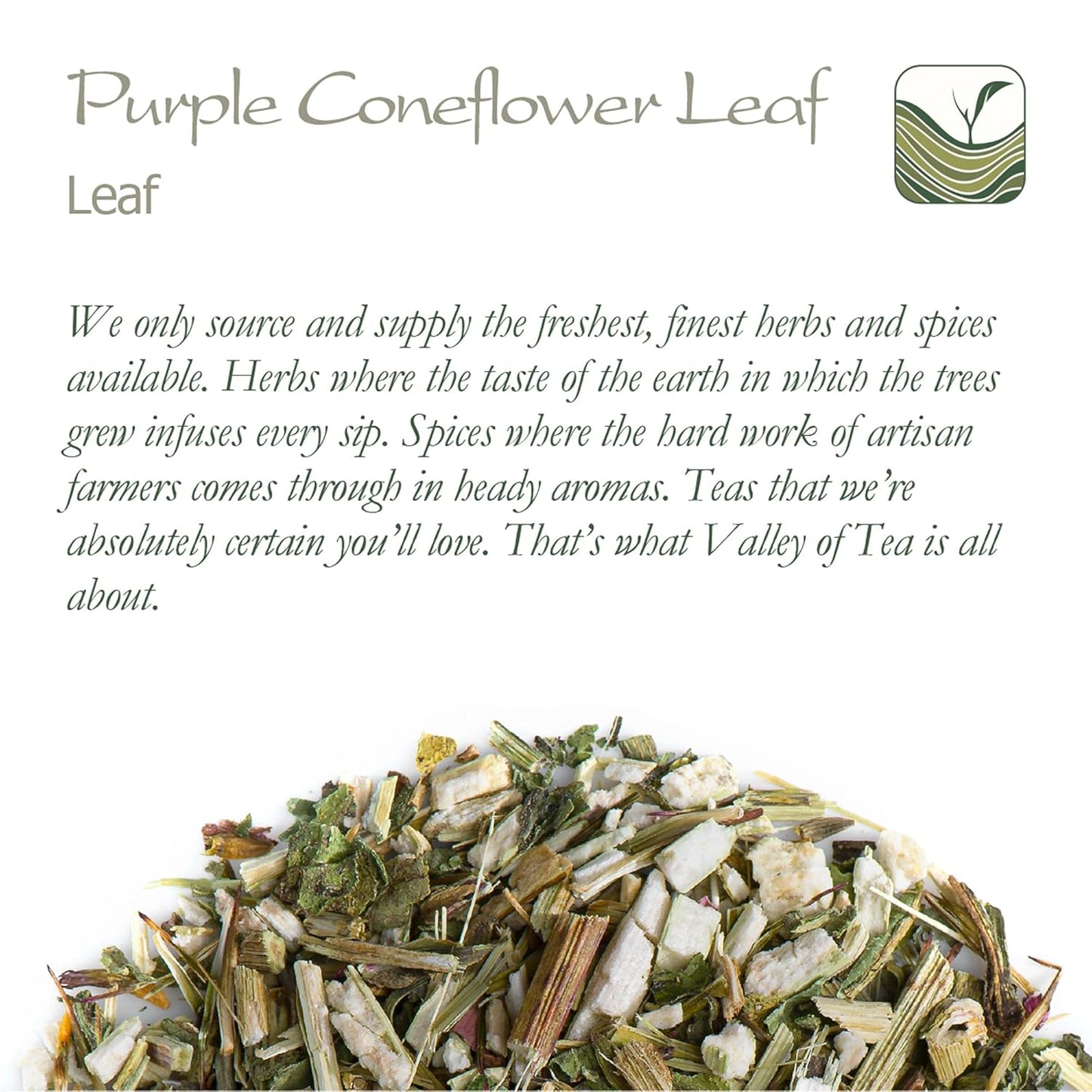 Purple Coneflower Echinacea Tea - Immunity Boosting Herbal Tea from Valley of Tea