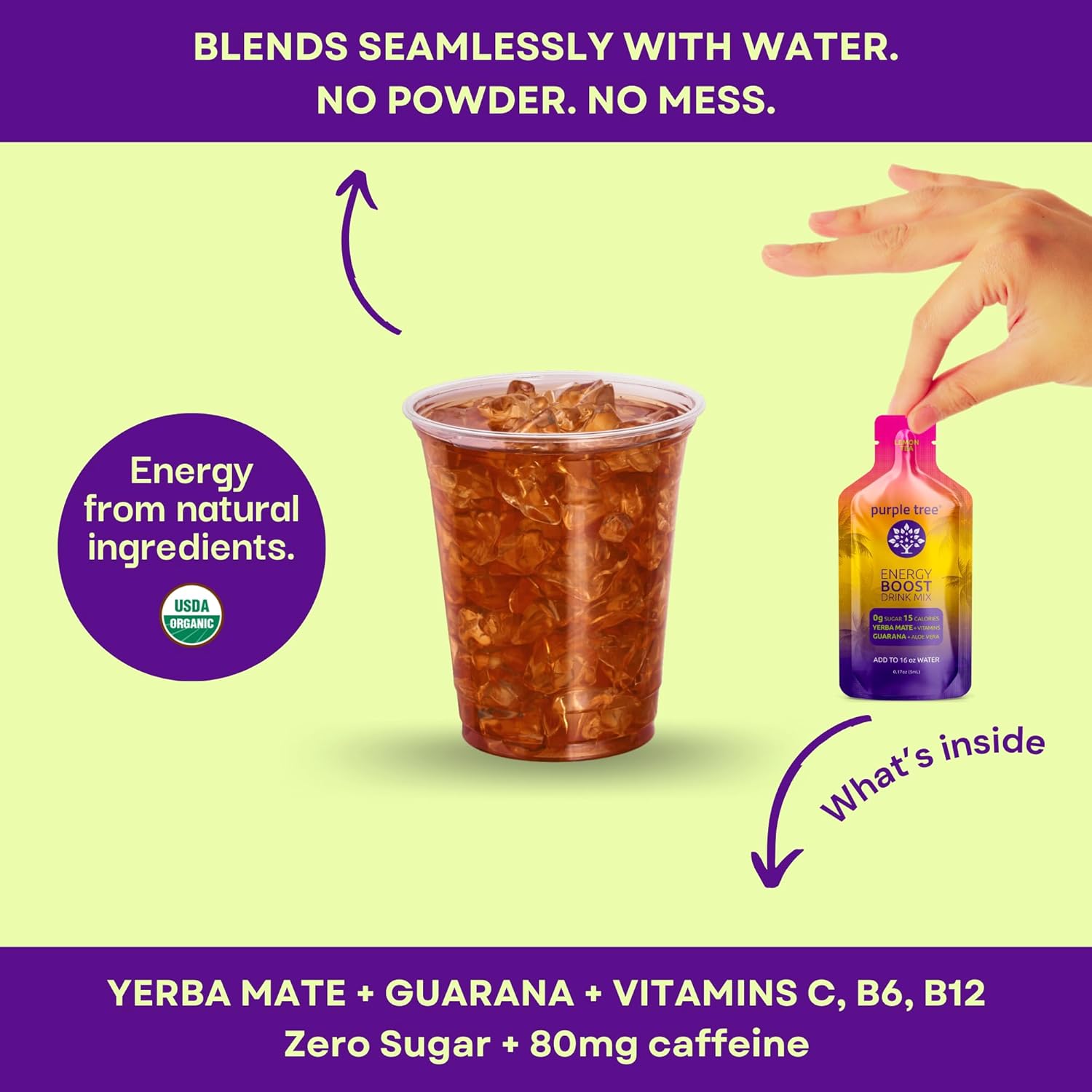 Purple Tree Celebration Recovery Stick Packets - 10 To-Go Kits for Better Mornings & Rapid Hydration - Bachelorette, Weddings, Travel Essentials