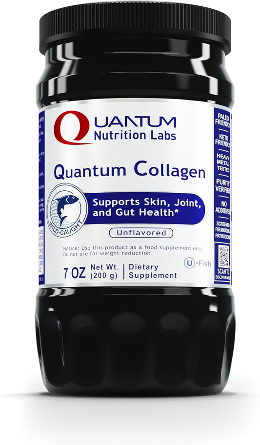 Quantum Nutrition QNL Collagen - Sustainable Hydrolyzed Marine Collagen Supplement for Gut & Joint Health - 7 oz