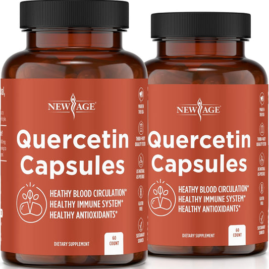 Quercetin 1000mg Vegetarian Capsules - 120 Count, High Potency New Age Quercetin
