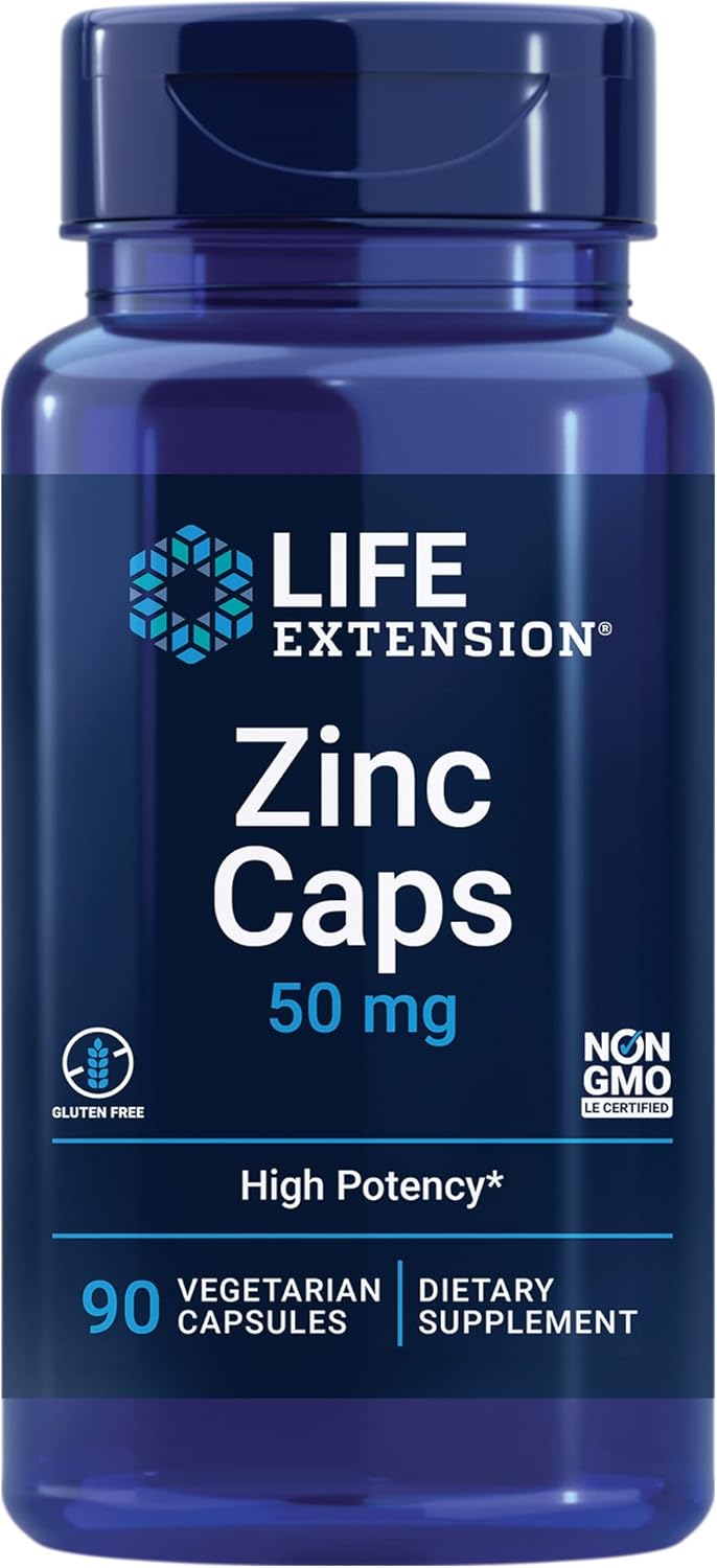 Quercetin 250mg with Vitamin C, Camu-Camu, and Zinc Caps 50mg - 60 Capsules Life Extension Formula