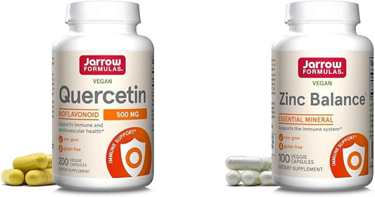 Quercetin 500mg Dietary Supplement with Bioflavonoids - Supports Cellular Function, Zinc Balance, and Copper Levels - 200 Servings