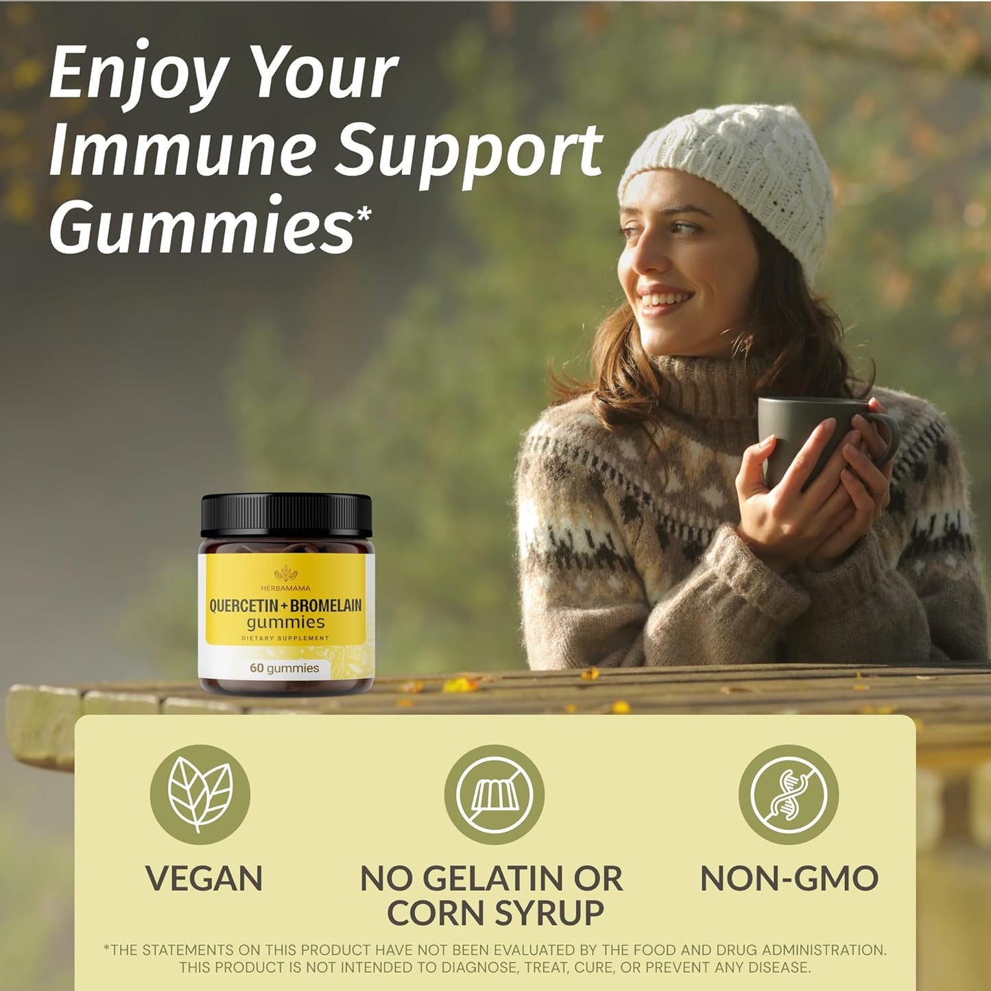 Quercetin and Magnesium Gummies Kit - Vegan Bundle with 800mg Quercetin and 400mg Magnesium Citrate - Non-GMO, Gelatin-Free - 2 Pack