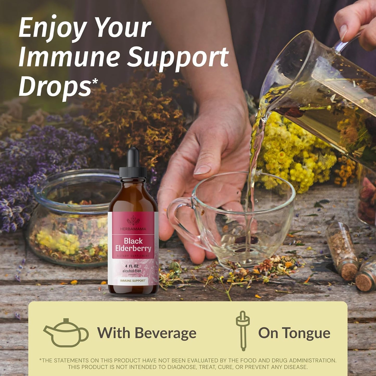 Quercetin Gummies & Elderberry Tincture Kit - 800mg Quercetin with Bromelain Gummies & Black Elderberry Tincture - Vegan, Non-GMO, Alcohol-Free - 2 Pack