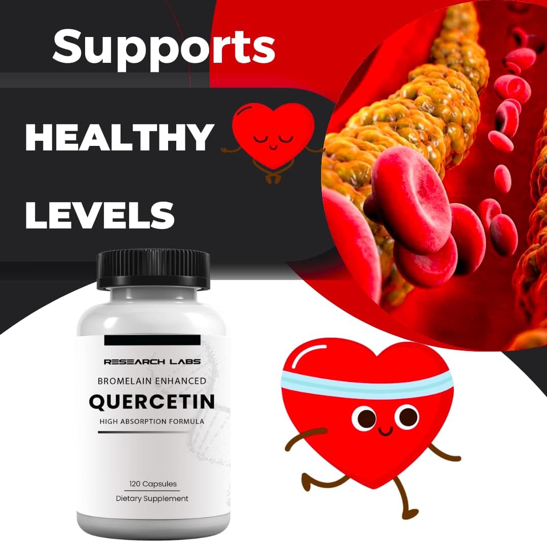Quercetin High Absorption Formula with Bromelain by Research Labs