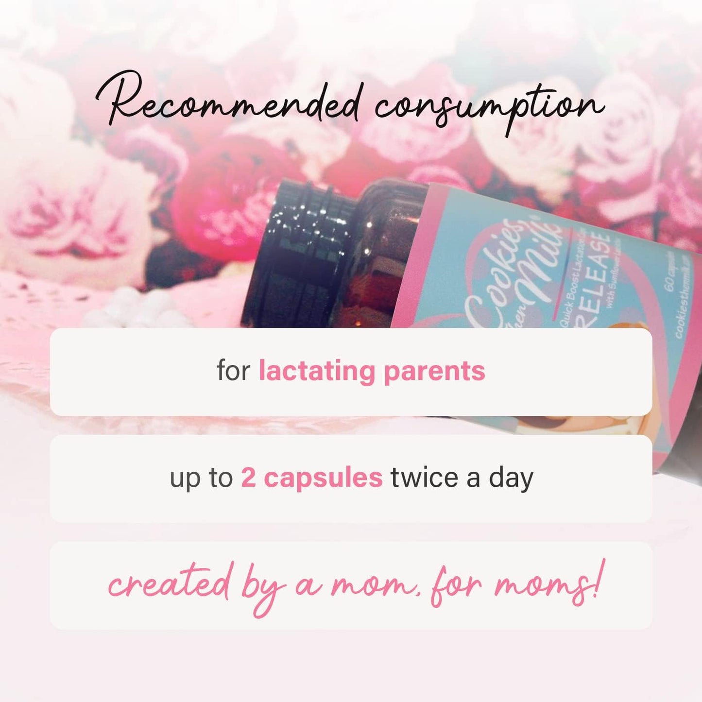 Quick Boost Lactation Capsules - Support for Breast Milk Supply & Pumping
