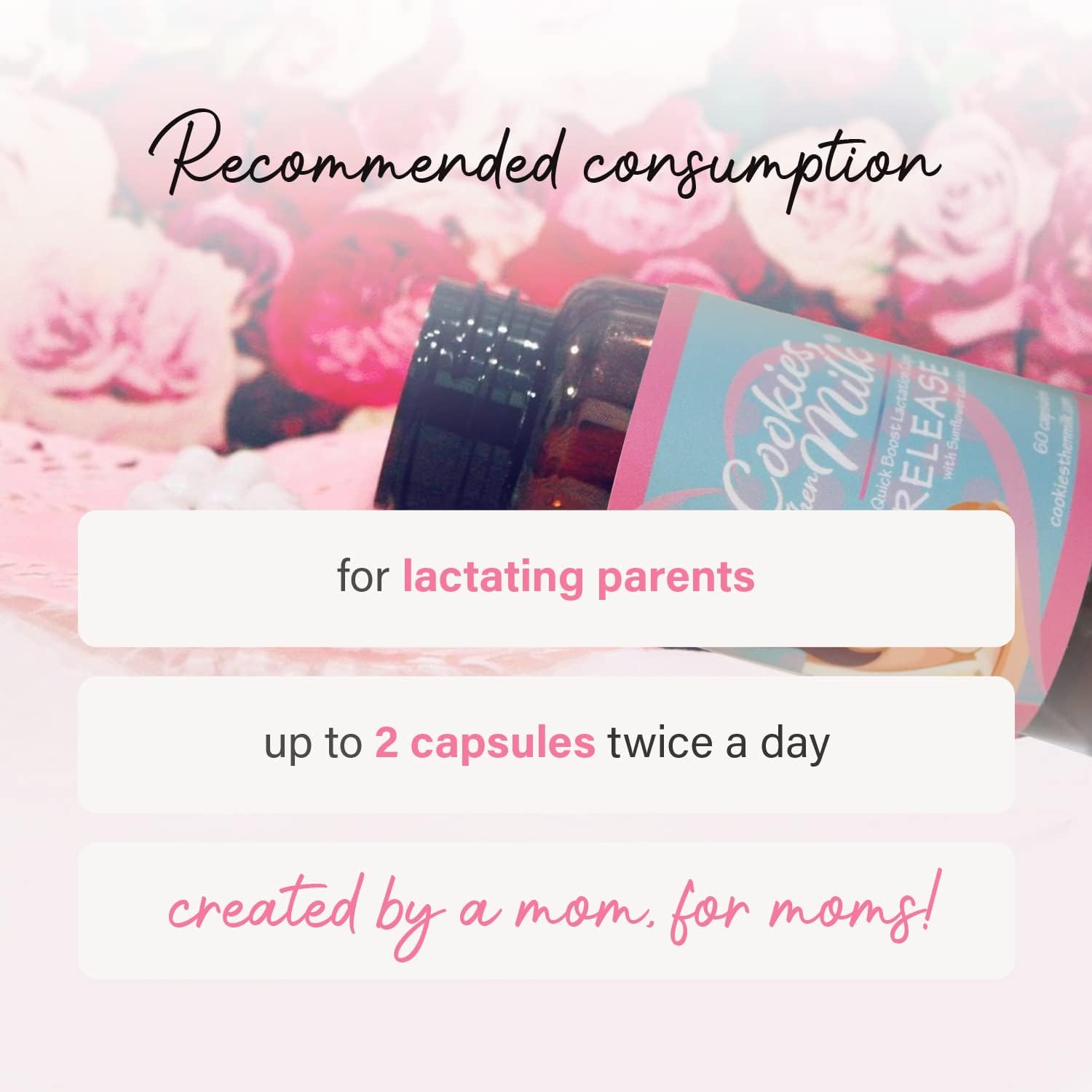 Quick Boost Lactation Capsules - Support for Breast Milk Supply & Pumping