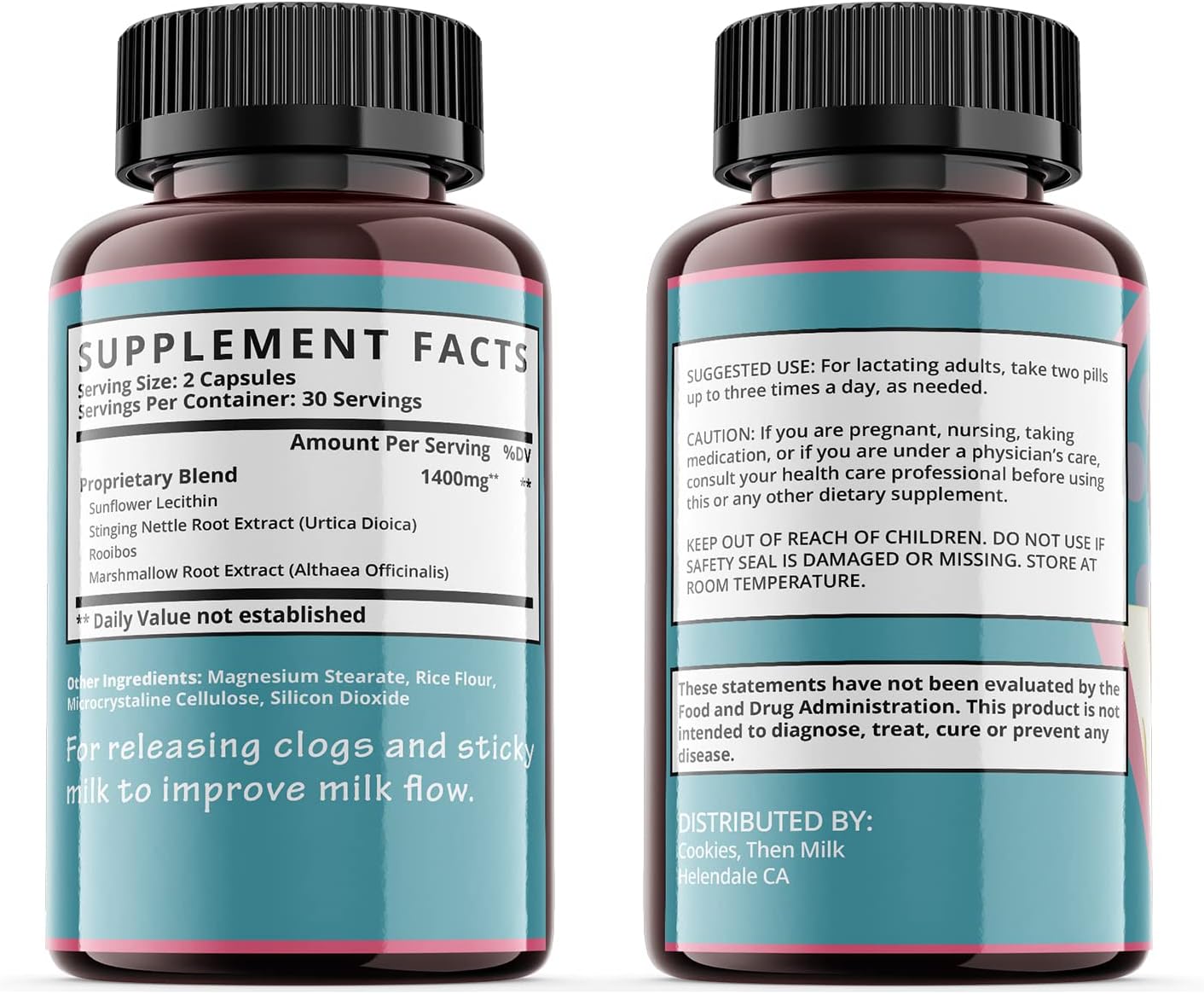 Quick Boost Lactation Capsules - Support for Breast Milk Supply & Pumping