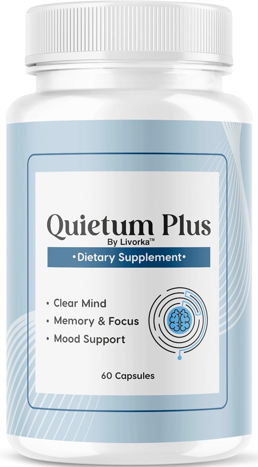 Quietum Plus 1 Pack - Advanced Formula for Better Hearing - 60 Capsules for 30 Days - Original Reviews