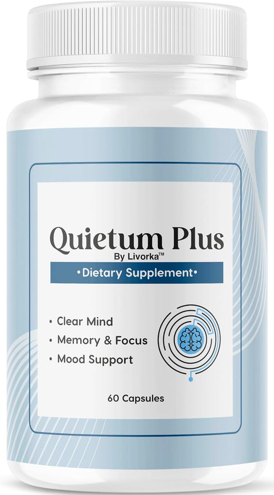 Quietum Plus 1 Pack - Advanced Formula for Better Hearing - 60 Capsules for 30 Days - Original Reviews