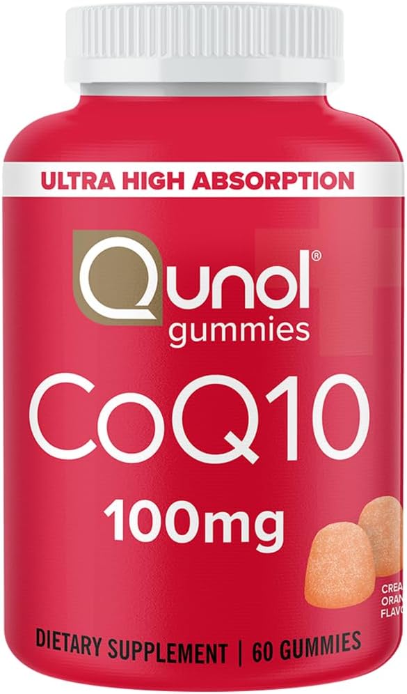 Qunol CoQ10 Gummies 100 mg - 60 ct - Delicious Heart Health Support