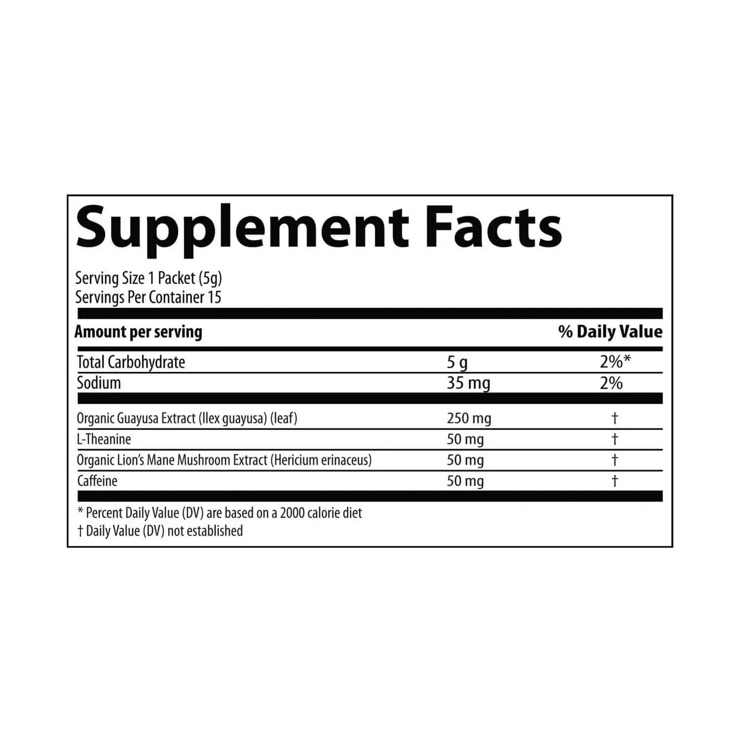 QURE Power Mental Boost Sticks - Organic Brain Support for Focus and Clarity with Guayusa, Lion’s Mane, L-Theanine, Caffeine - Made in USA