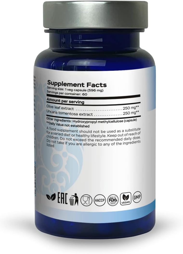 RaDoTech RenoSan: Kidney Cleanse & Immune Support with Olive Leaf Extract - 60 Veg Capsules for Overall Well-Being