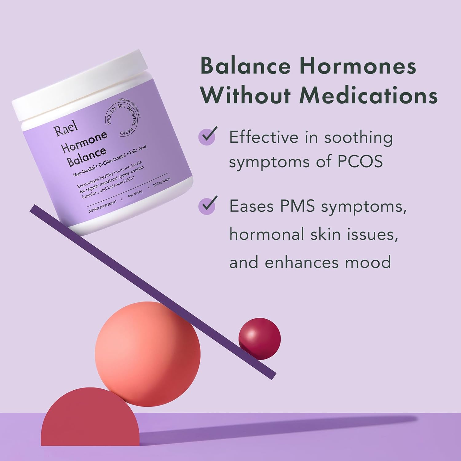 Rael Bundle - Pimple Patches & Hormone Balance Supplement for Women (96 Patches, 30 Day Supply)