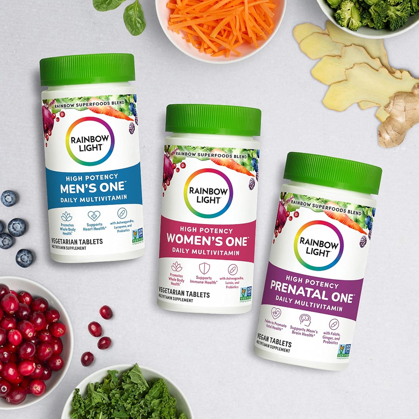 Rainbow Light Prenatal Health Multivitamin for Mom and Baby's Development - High-Potency, Vegan, 30 Count