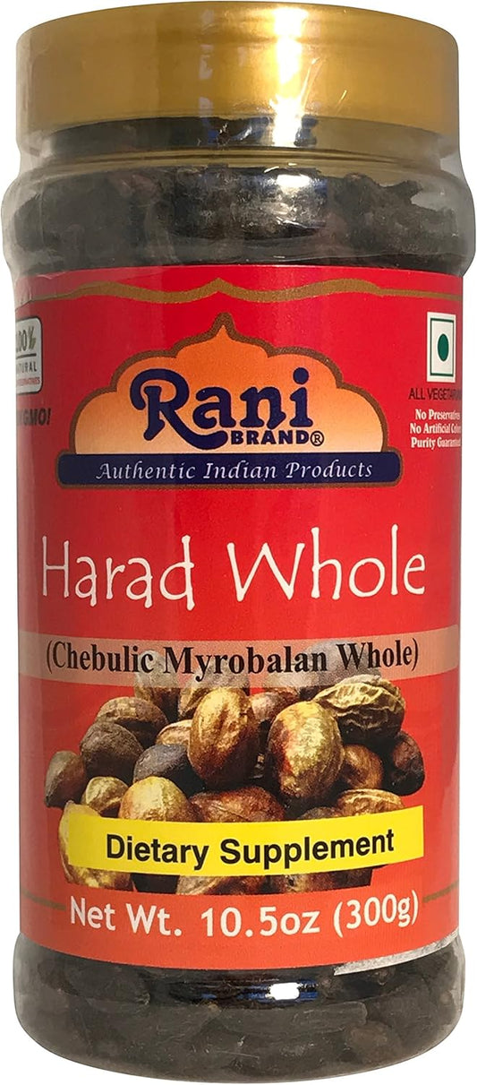 Rani Brand Authentic Indian Harad Whole 10.5oz (300g) - All Natural, Vegan, Non-GMO, Indian Origin Dietary Supplement