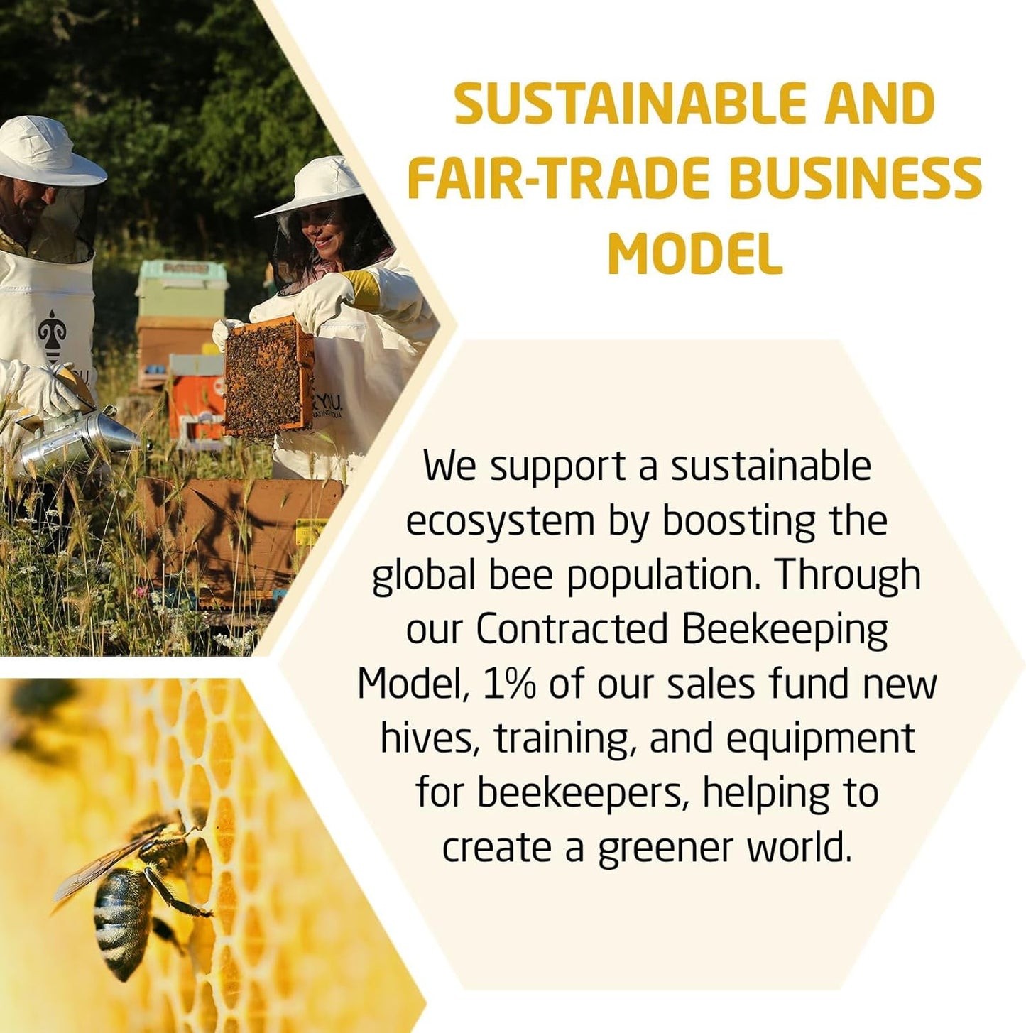 Raw Bee Pollen Granules Supplement - Natural Superfood with Amino Acids, Antioxidants, and Vitamin B | 100% Paleo & Keto Friendly - Gluten Free | 5 Oz Pack of 2