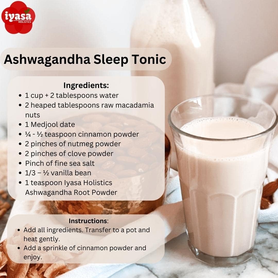 Raw Organic Ashwagandha Powder - Withania Somnifera Superfood for Workouts - Resealable Pack
