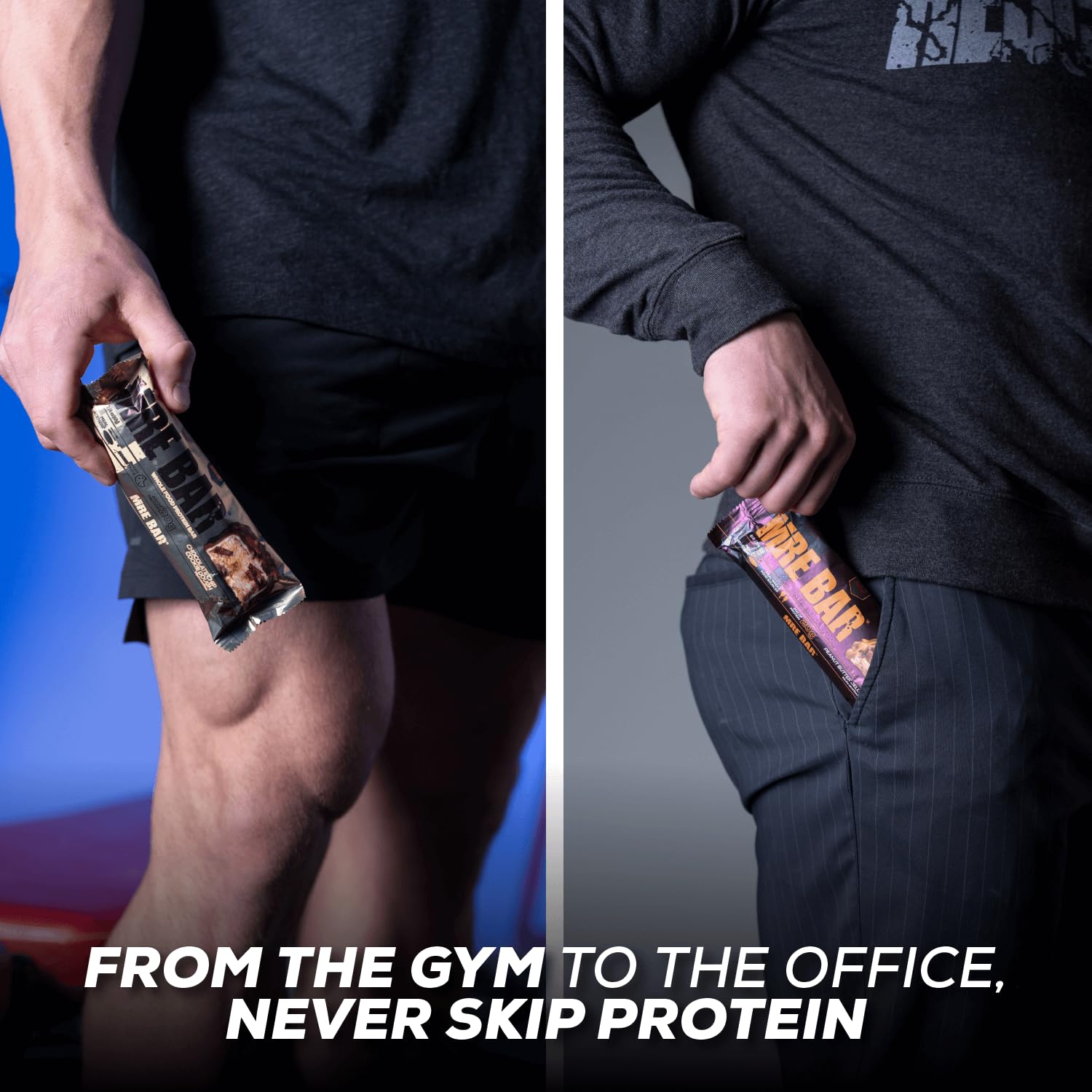 Redcon1 MRE Oatmeal Chocolate Chip Protein Bar - 20g Whole Food Protein, MCT Oil, Low Sugar (12 Bars)