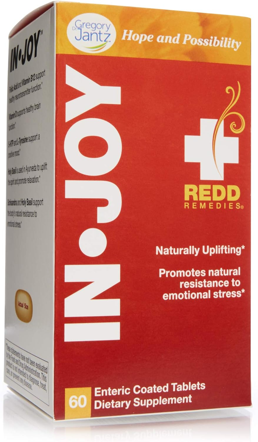 Redd Remedies In Joy Mood and Emotional Strength Support Supplement 60 Tablets