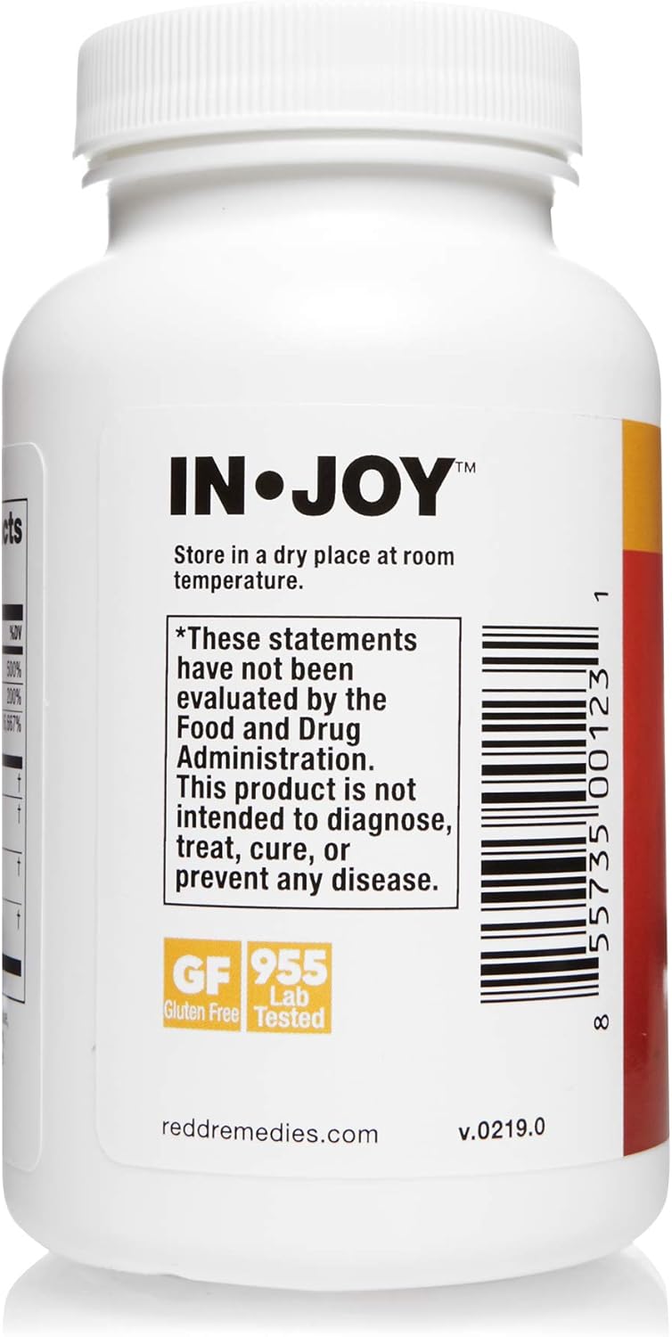 Redd Remedies In Joy Mood and Emotional Strength Support Supplement 60 Tablets