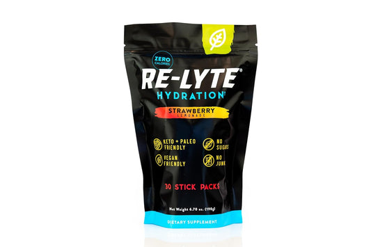 REDMOND Hydration Electrolyte Drink Mix - Strawberry Lemonade Flavor, 30 Stick Packs