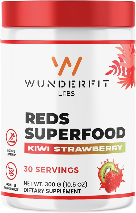 Reds Superfood by Wunderfit Labs: Boost Energy and Immunity with Organic Ingredients for Vibrant Health