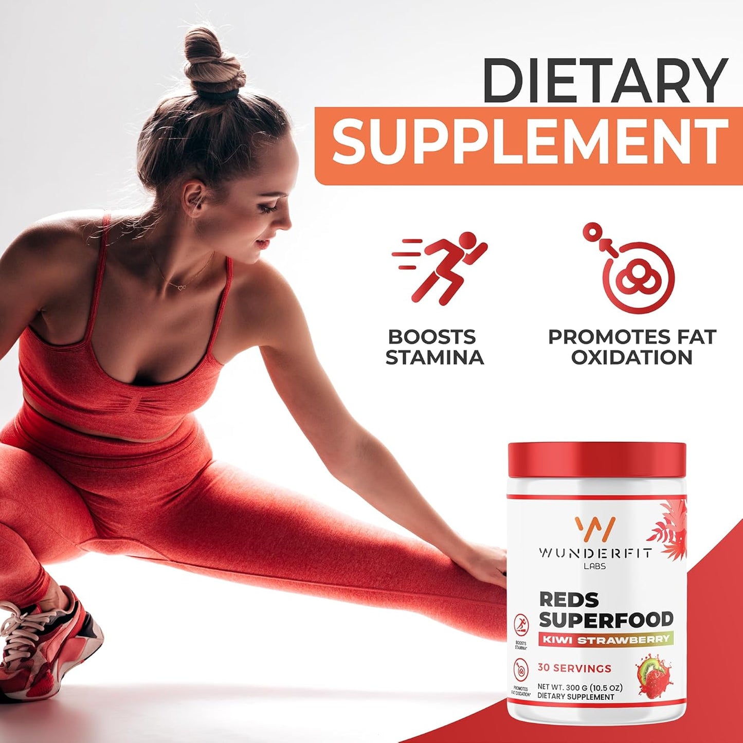 Reds Superfood by Wunderfit Labs: Boost Energy and Immunity with Organic Ingredients for Vibrant Health