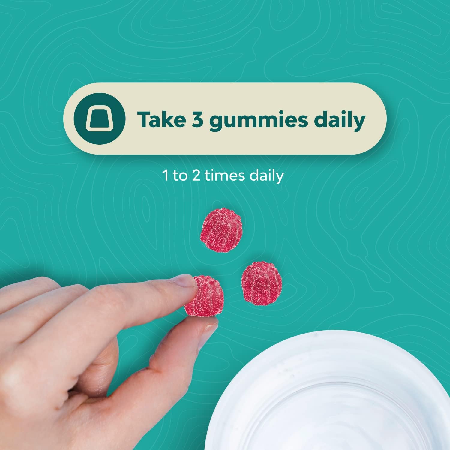 Relaxing Raspberry Flavored Magnesium Gummies for Adults - Sleep Aid Soft Chews - Natural Calm Supplement for Body & Mind Relaxation - 90 Count - BoostGo Australia