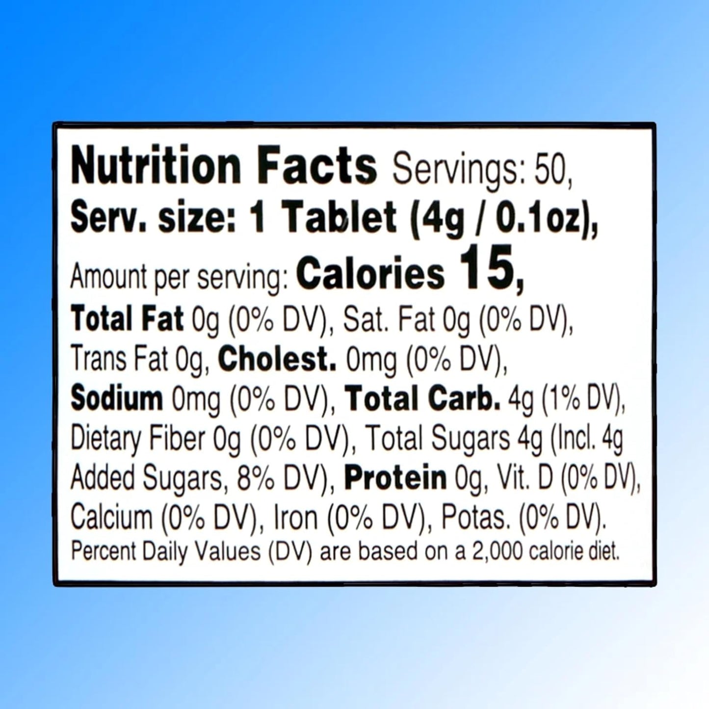 ReliOn Orange Glucose Tablets - 50 Count - Fast-Acting Glucose Supplement