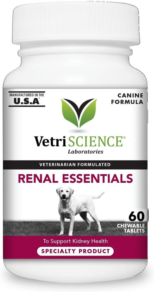 Renal Essentials Kidney Supplement for Dogs - Support for Kidney and Urinary Tract Health with Astragalus Root and Nettle