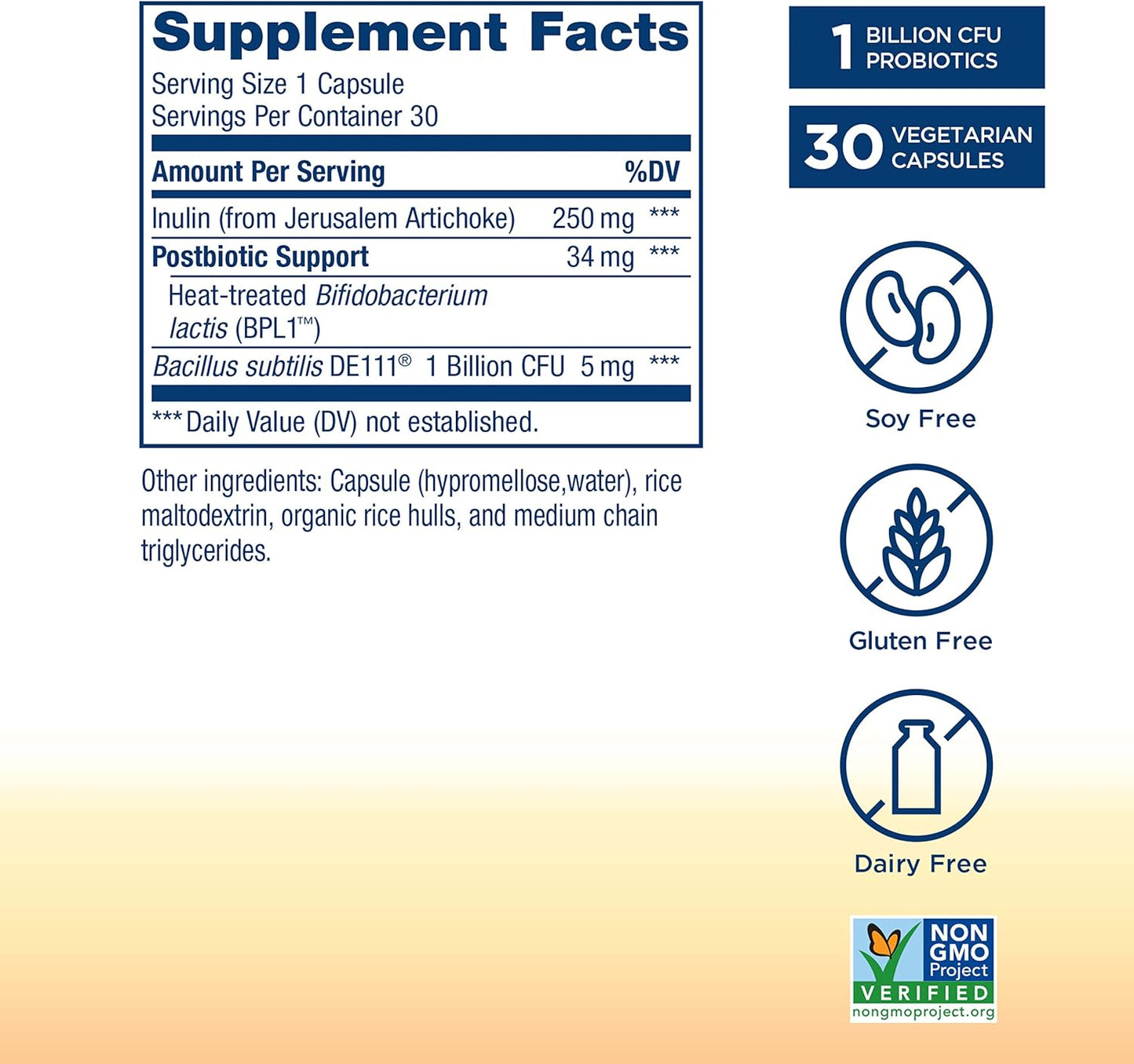Renew Life Metabolic Boost Pre + Pro + Postbiotic: 30 Vegetarian Capsules for Digestive and Metabolic Health