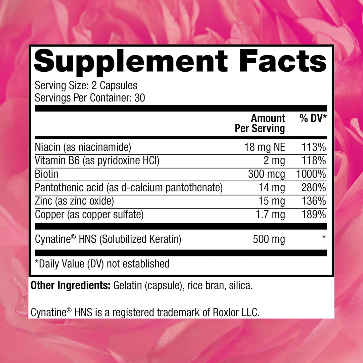 Reserveage Nutrition Reserveage Keratin Hair Booster with Biotin - Keratin Supplement with Biotin & Resveratrol - Supports Hair Growth & Nail Health - 60 Capsules