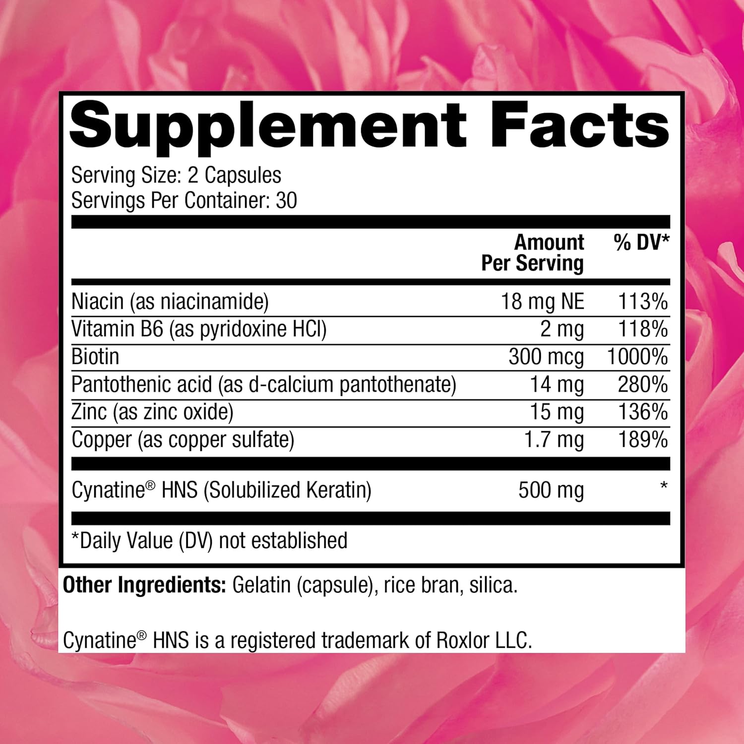 Reserveage Nutrition Reserveage Keratin Hair Booster with Biotin - Keratin Supplement with Biotin & Resveratrol - Supports Hair Growth & Nail Health - 60 Capsules
