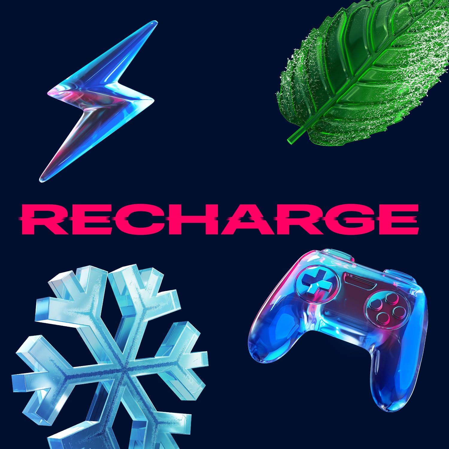 RESPAWN BY RAZER Cool Mint Sugar-Free Chewing Gum - 150 Sticks - Gaming Accessory