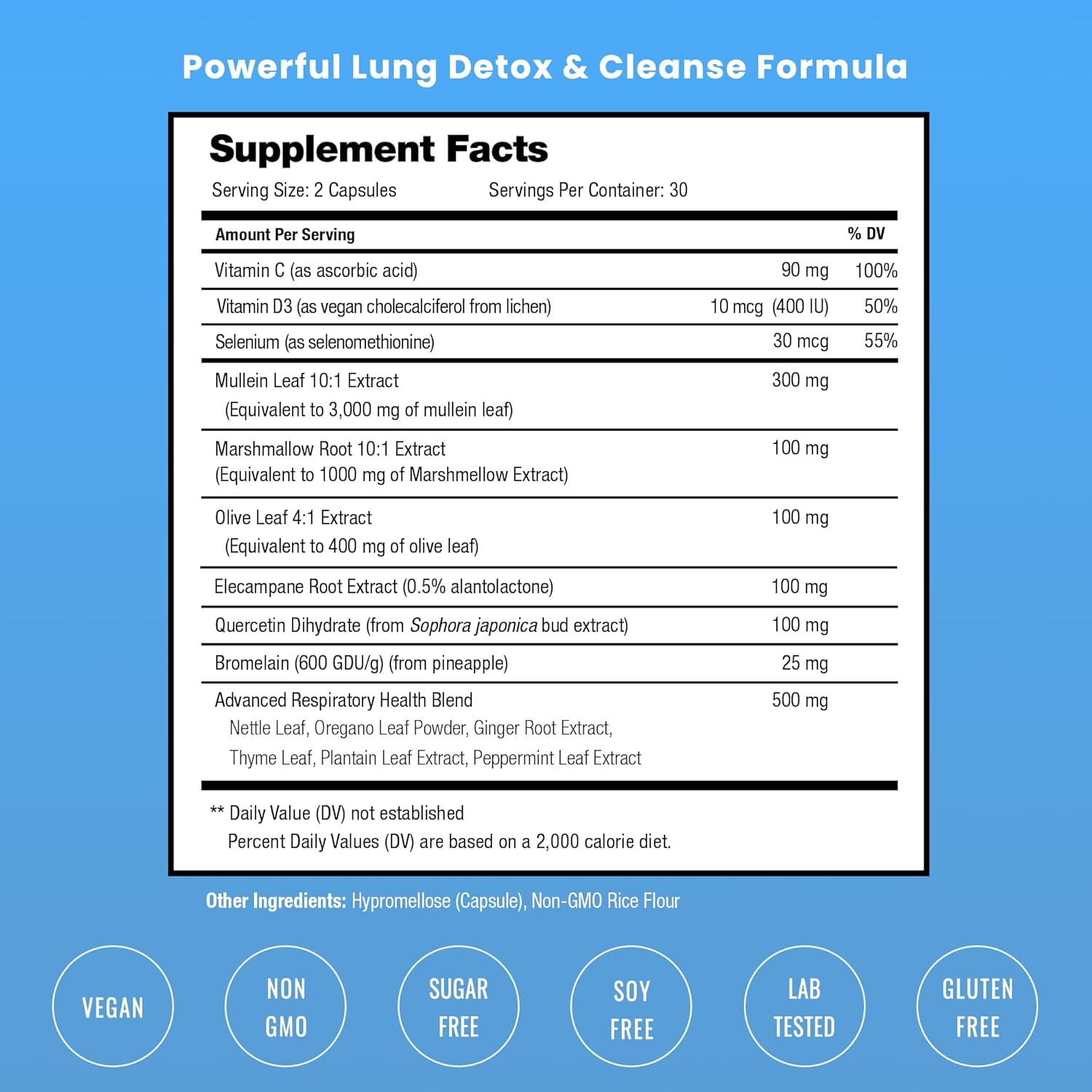 Respiratory and Metabolic Support Combo: Lung Cleanse with Berberine by NutraChamps